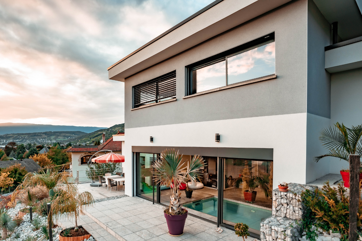 Maison réalisée par Maisons Alpes Savoie à Barby, en savoie.