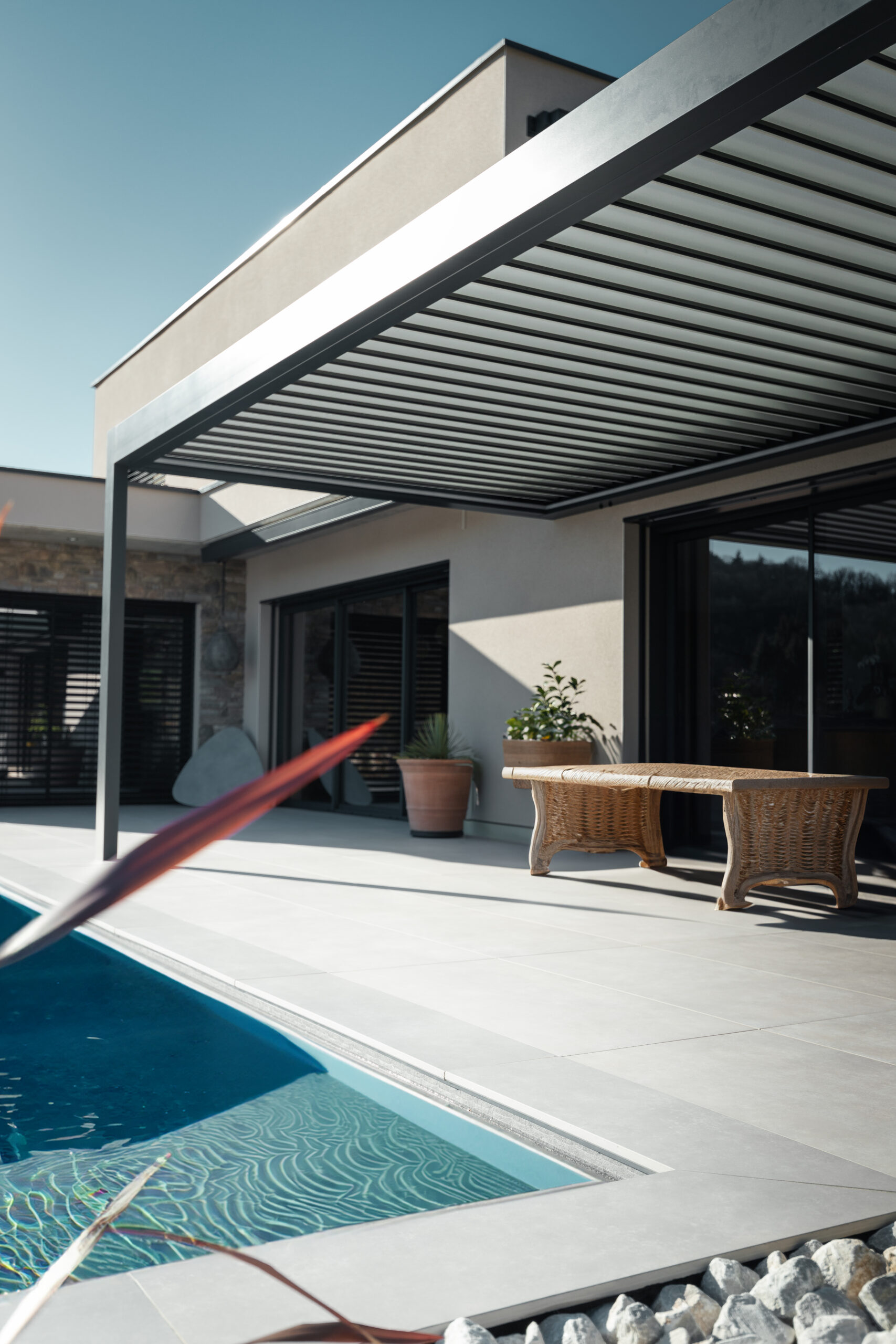 Maison avec piscine construite par Maisons Alpes Savoie à Saint Alban Leysse en Savoie