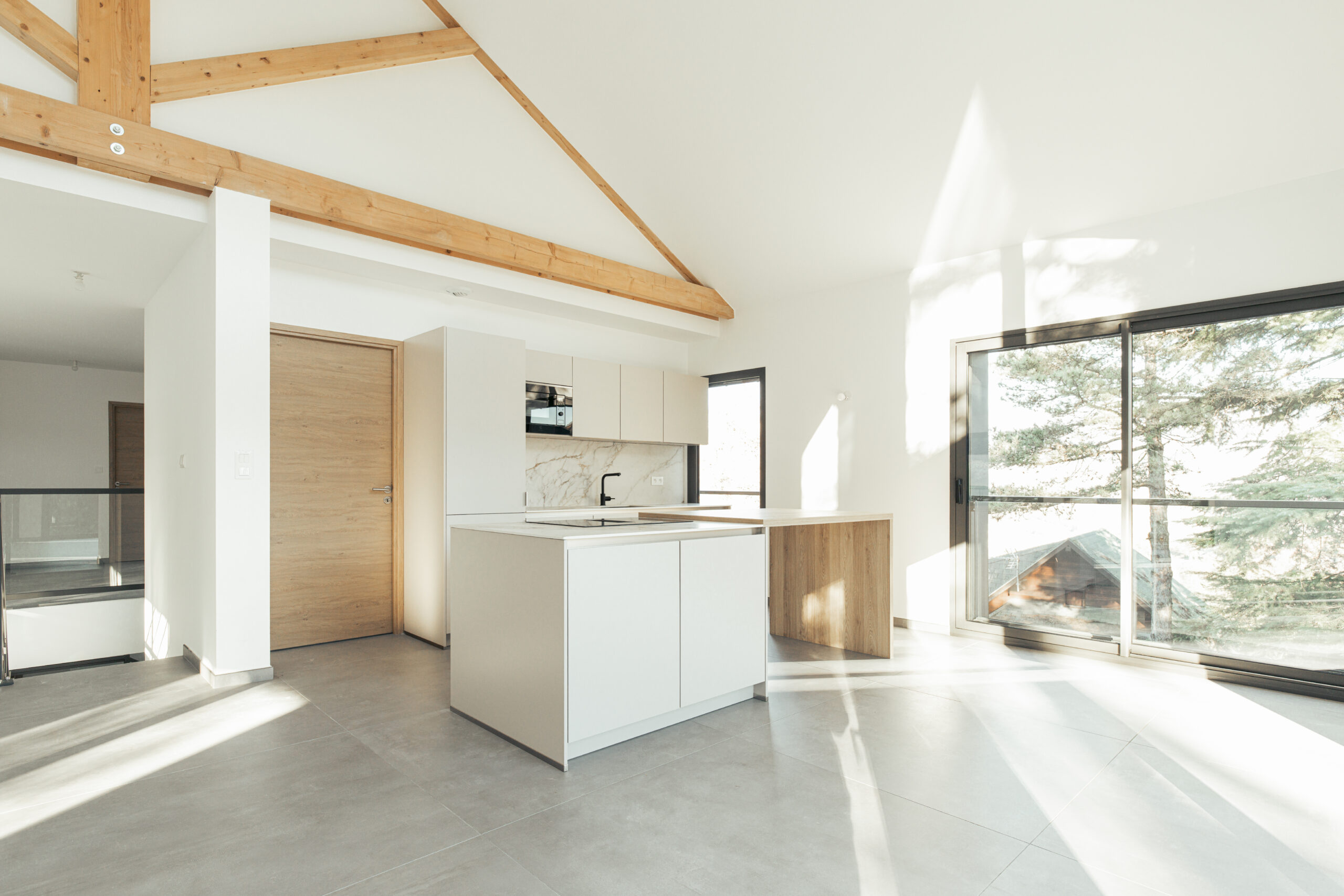 Cuisine projet Maisons Alpes Savoie dans le cadre d'une construction de maison individuelle